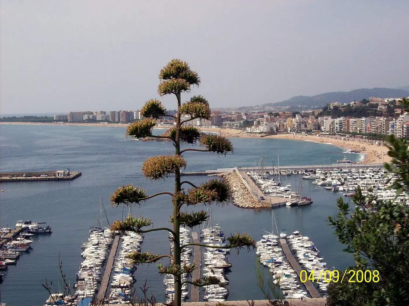 Kustlijn ten noorden van Blanes richting Cala Sant Francesc