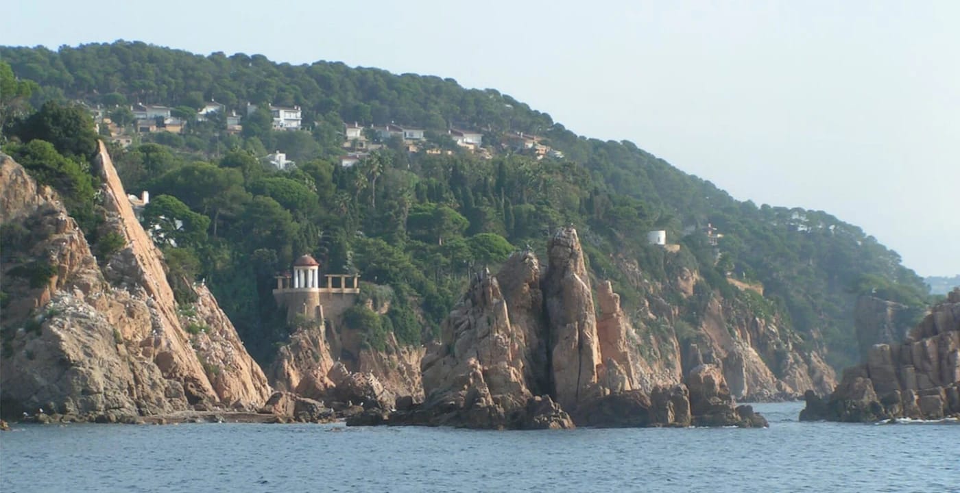 Mediterrane planten en terrassen in Marimurtra, Blanes
