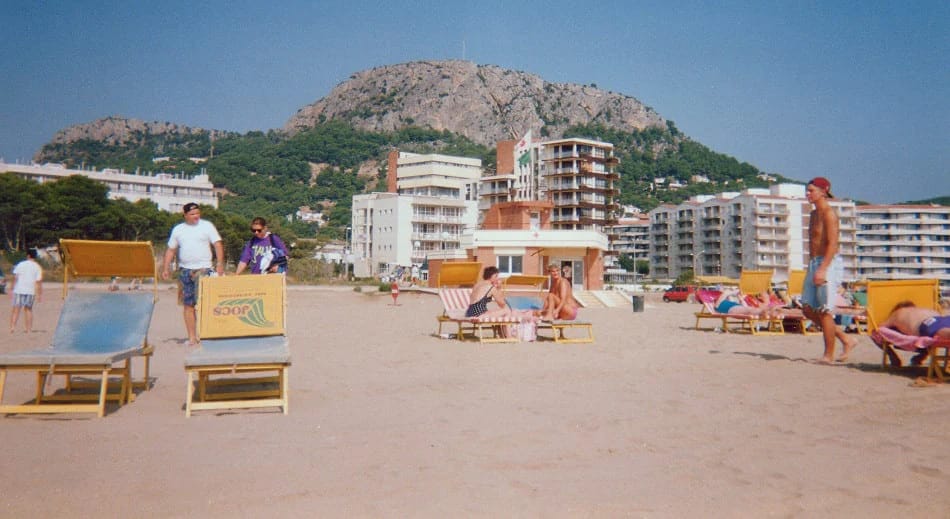 De boulevard en kust van L'Estartit